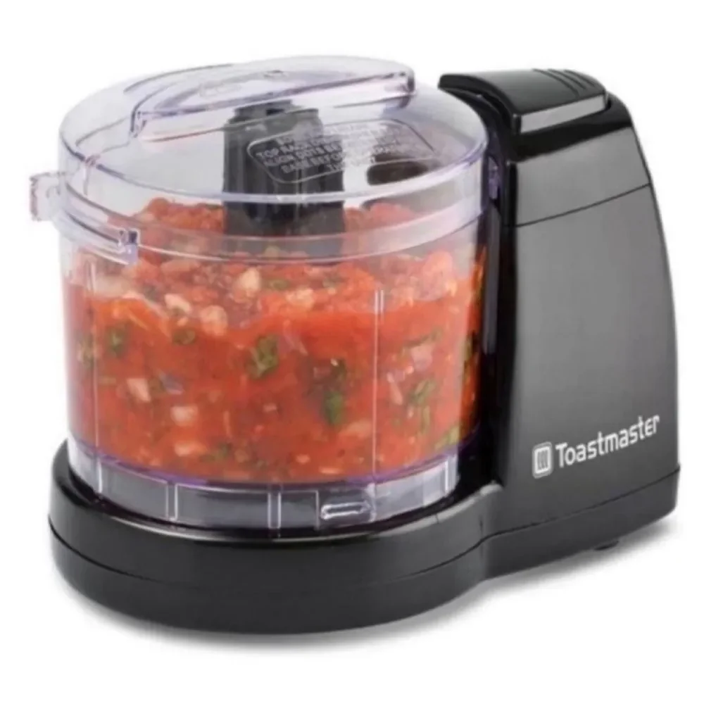 New Toastmaster Cup One-Touch Mini Food Chopper, Black